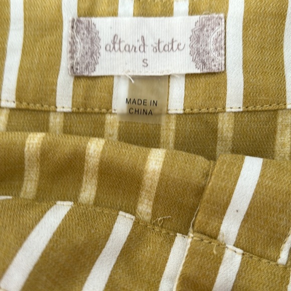 Altar’d State Button up Pin Stripe Skirt - Picture 2 of 3